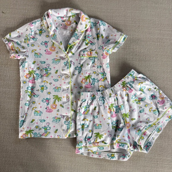 Roller Rabbit Pool Party Polo Pajama Set - Picture 3 of 11